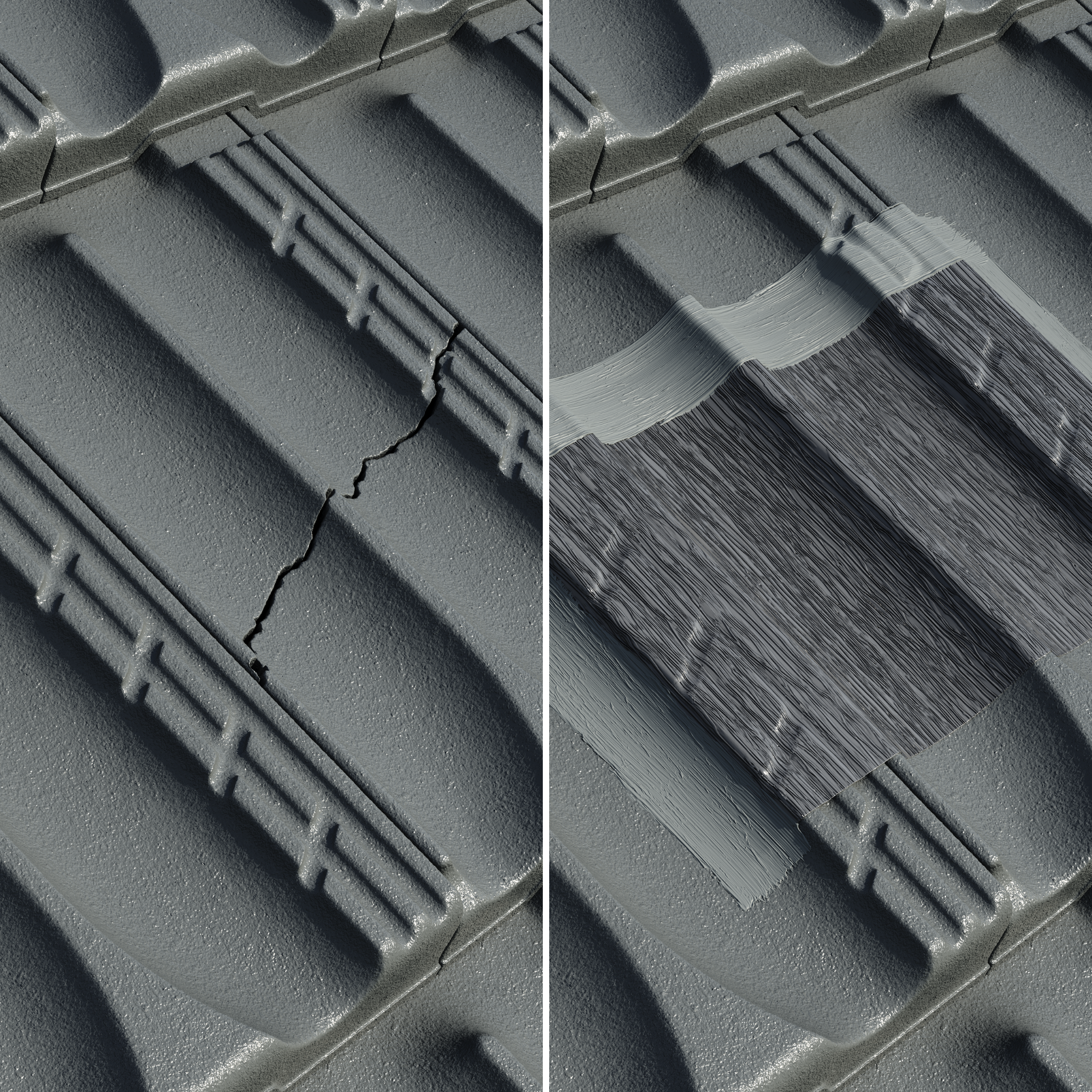 Fix-It-Fast - Roof Repair Kit for Tile Roofs