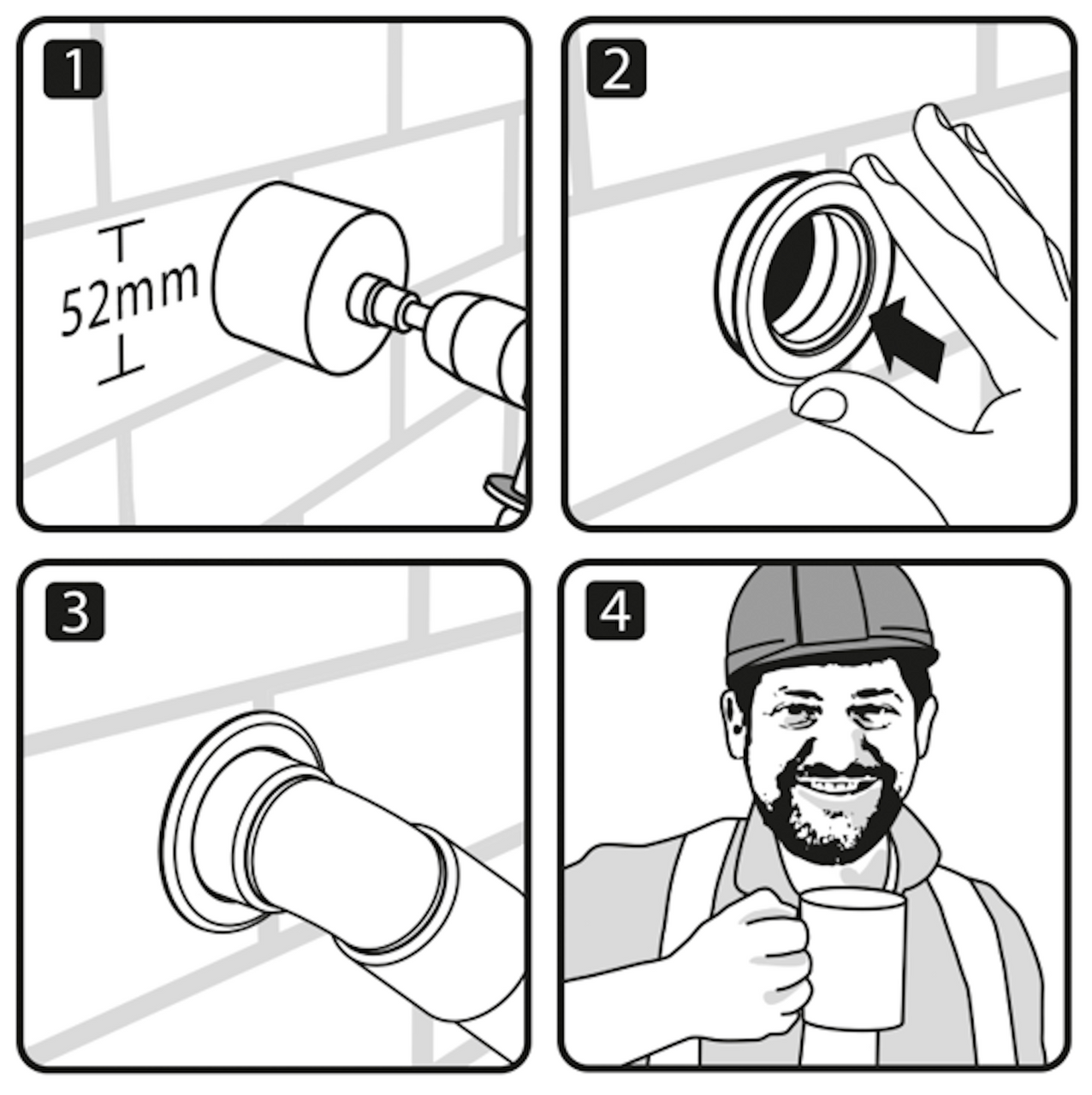 PipeSnug 40mm (2 Pack)