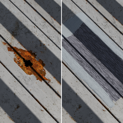 Fix-It-Fast Roof Repair Kit for Metal Roofs &amp; Gutters